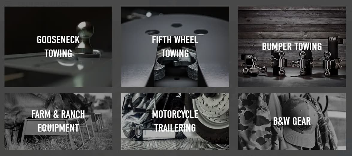 B&W Trailer Hitch lineup