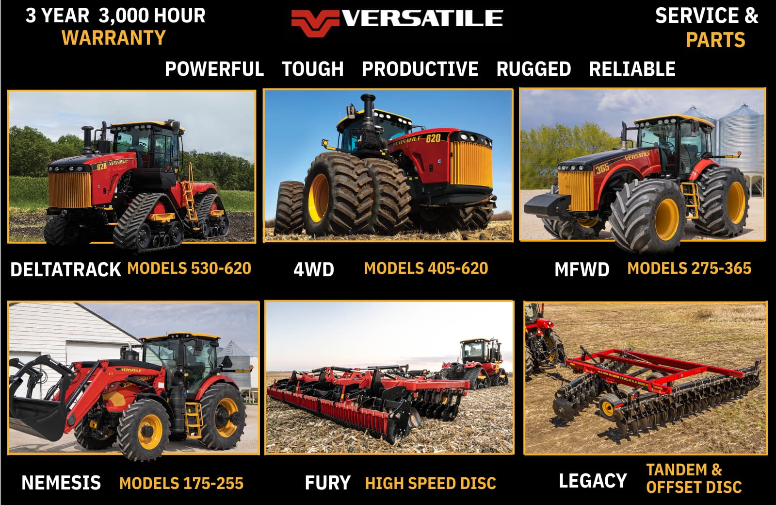Versatile Lineup