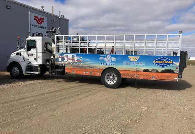AG Tire Delivery Truck